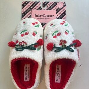 Juicy Couture Cherry Slippers